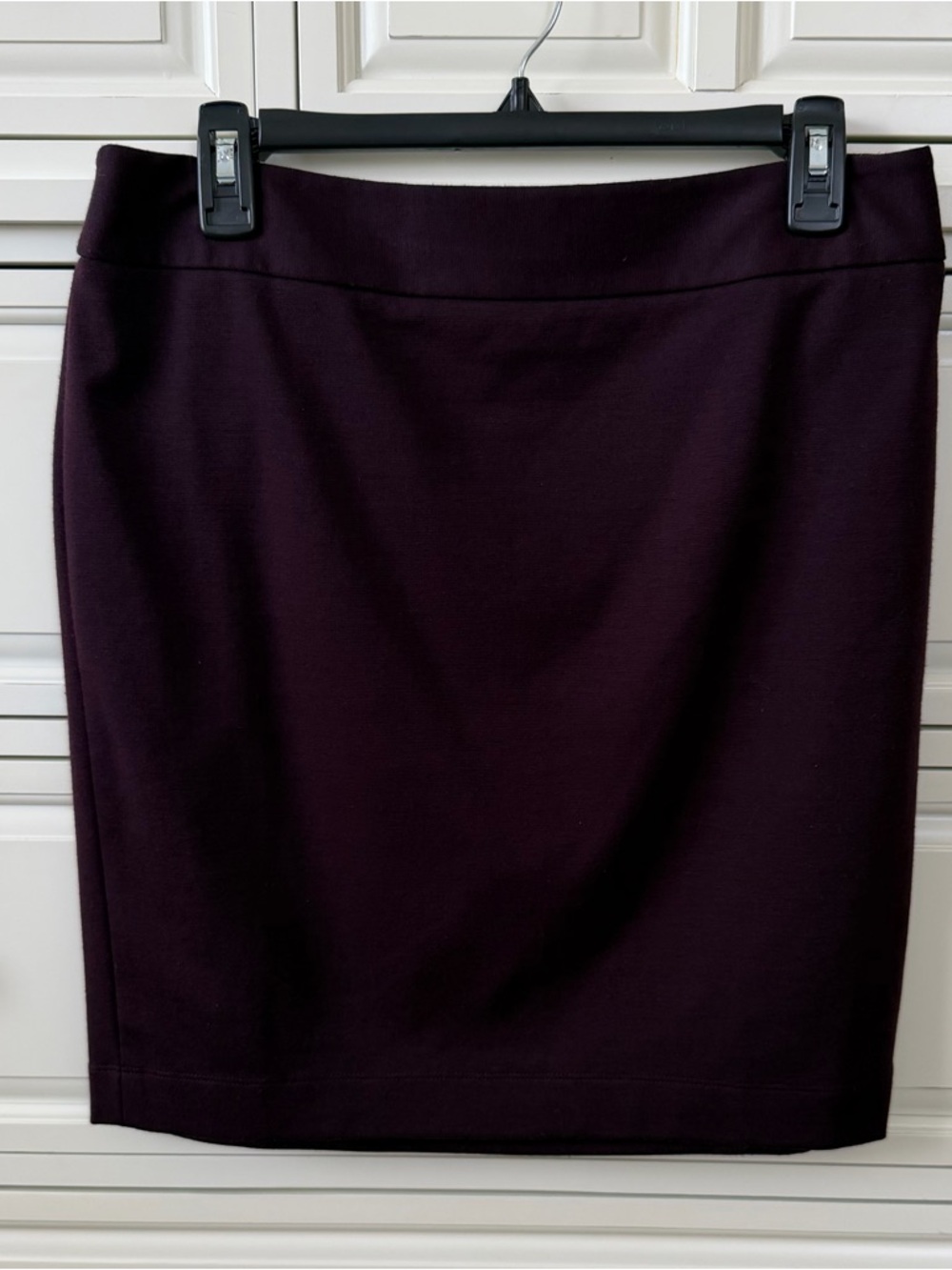LOFT Dark Plum Mini Skirt